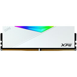 【送料無料】A-DATA Technology AX5U5200C3816G-CLARWH XPG LANCER RGB White DDR5-5200MHz U-DIMM 16GB RGB SINGLE COLOR BOX【在庫目安:お取り寄せ】