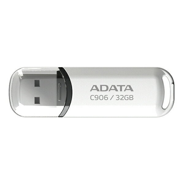 A-DATA Technology AC906-32G-RWH USB Flash Drive 32GB USB2.0 C906 WH【在庫目安:お取り寄せ】| パソコン周辺機器 USBメモリー USBフラッシュメモリー USBメモリ USBフラッシュメモリ USB メモリ