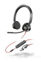 【送料無料】HP 8X222AA Poly Blackwire 3325 Stereo Microsoft Teams Certified USB-C Head...