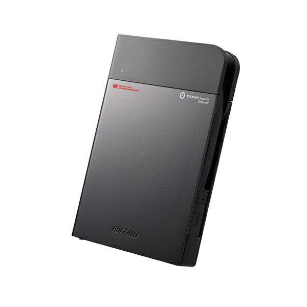 バッファロー SSDS-PZ500EV 法人向け 強制暗号化 ウイルスチェック 耐衝撃ポータブルSSD 500GB