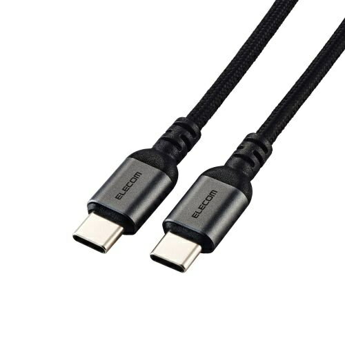 【在庫目安:あり】ELECOM MPA-CC5PAN10BK USB Type-C to USB Type-Cケーブル/ USB Power Delivery対応/..