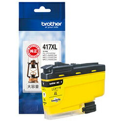【在庫目安:あり】【送料無料】LC417XLY 【ブラザー純正】インクカートリッジ イエロー（大容量） 対応型番：MFC-J7500CDW、MFC-J5800CDW他| インク インクカートリッジ インクタンク 純正 純正インク