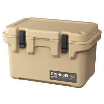 【送料無料】アイリスオーヤマ TC-20(BE) HUGEL クーラーボックス 20L ベージュ【在庫目安:お取り寄せ】