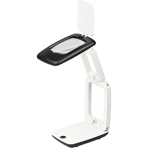 ケンコー・トキナー 140856 KTL-403 LED付き卓上コンパクト 拡大鏡【在庫目安:お取り寄せ】| 光学機器 拡大鏡 ルーペ 拡大 虫眼鏡