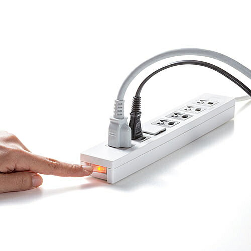 【送料無料】サンワサプライ TAP-F37-5KSRP 電源タップ（3極抜け止めタイプ・7個口・コード長5m）【在庫目安:お取り寄せ】