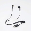 【送料無料】ELECOM HS-EP19UBK インナーイヤー型ヘッドセット/ セミオープン/ ミュートスイッチ付/ 両耳/ USB/ ブラック【在庫目安:お取...