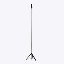 【送料無料】ELECOM P-STSRSLBK スマートフォン用三脚/ ロングタイプ/ 最大1600mm/ アクセサリーシュー付/ ブラック【在庫目安:お取り寄せ】