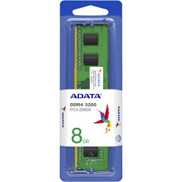 【送料無料】A-DATA Technology AD4U32008G22-SGN 法人専用モデル デスクトップ用メモリ 8GB DDR4-3200（PC4-25600） 288-Pin U-DIMM / 永久保証【在庫目安:お取り寄せ】