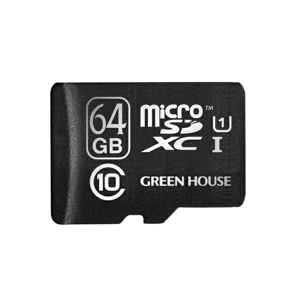 ̵GREEN HOUSE GH-SDMRXCUB64G microSDXC UHS-I U1 饹10 64GBں߸ܰ...