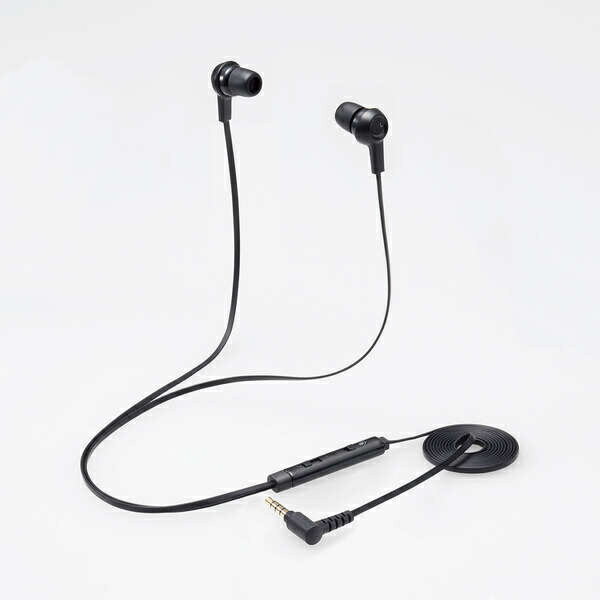 【在庫目安:あり】【送料無料】ELECOM HS-EP17TBK インナーイヤー型ヘッドセット/ カナル/ ミュートス..