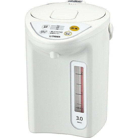 【送料無料】タイガー魔法瓶 PDR-G301W マイコン電動ポット 3.0L ホワイト【在庫目安:僅少】