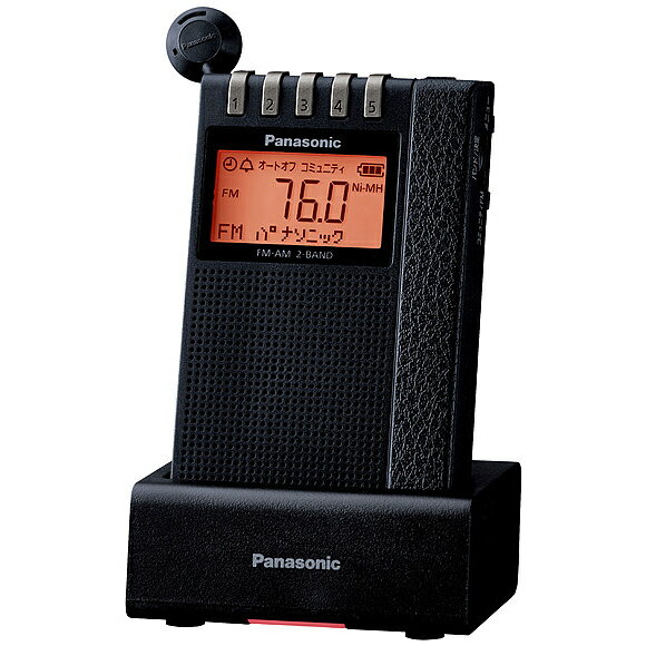 【送料無料】Panasonic RF-ND380RK-K FM/ AM 2バンドレシーバー （ブラック）【在庫目安:お取り寄せ】