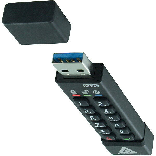 【送料無料】Apricorn ASK3-NX-128GB Aegis Secure Key 3NX - USB3.0 Flash Drive 128GB【在庫目安:お取り寄せ】