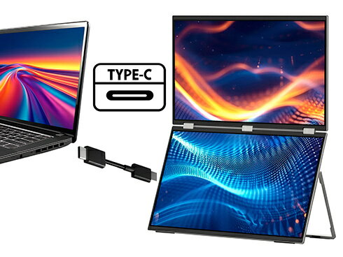 【在庫目安:あり】【送料無料】JAPANNEXT JN-DMD-IPS185F モバイルディスプレイ 18.5型/ 1920×1080/ Mini-HDMI×2、USB Type-C×3/ シルバー/ スピーカー：あり/ 2年保証