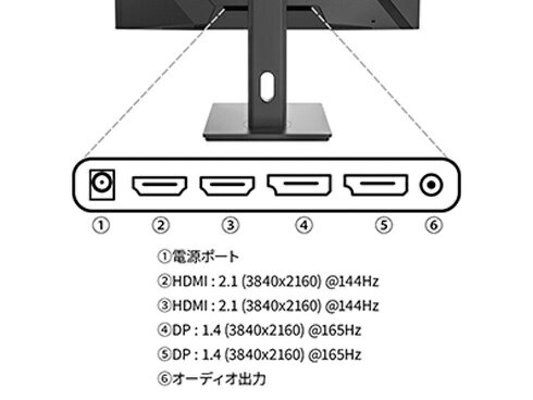 【在庫目安:あり】【送料無料】JAPANNEXT JN-IPS27G165U-HSP ゲーミング液晶ディスプレイ 27型/ 3840×2160/ HDMI×2、DP×2/ ブラック/ スピーカー有/ 2年保証