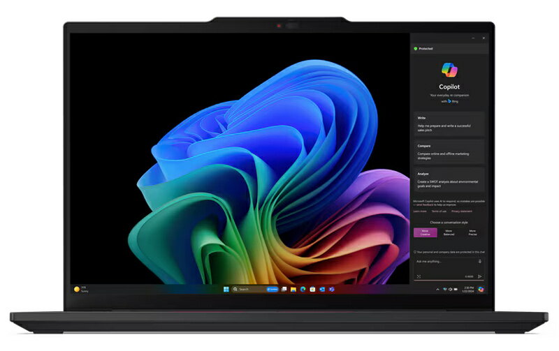 【送料無料】レノボ・ジャパン 21N1001CJP ThinkPad T14s Gen 6 Snapdragon （Snapdragon X Elite X1E-78-100/ 32GB/ SSD・512GB/ ODDなし/ Win11Pro/ Office無/ 14型(WUXGA)/ WiFi）【在庫目安:お取り寄せ】