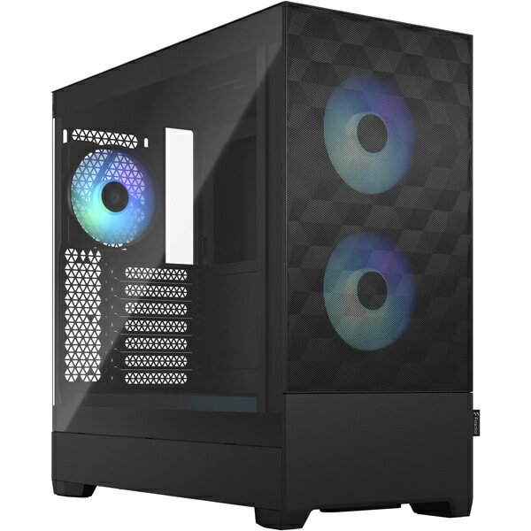 【送料無料】Fractal Design FD-C-POR1A-06 ミドルタワー型PCケース Pop Air RGB Black TG Clear Tint【在庫目安:お取り寄せ】