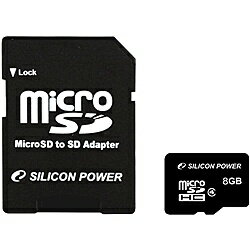 シリコンパワー SP008GBSTH004V10 microSDHC