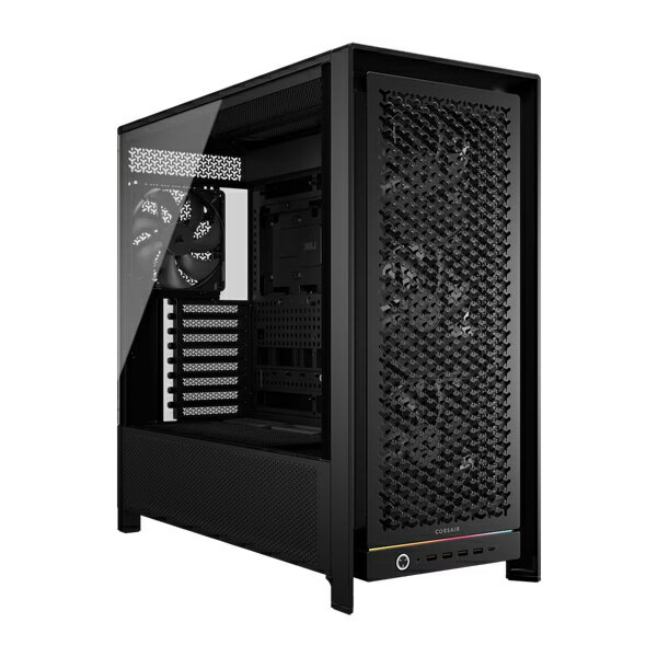 【送料無料】コルセア(メモリ) CC-9011307-WW ミドルタワー型PCケース FRAME 5000D RS Mid-Tower Black【在庫目安:お取り寄せ】