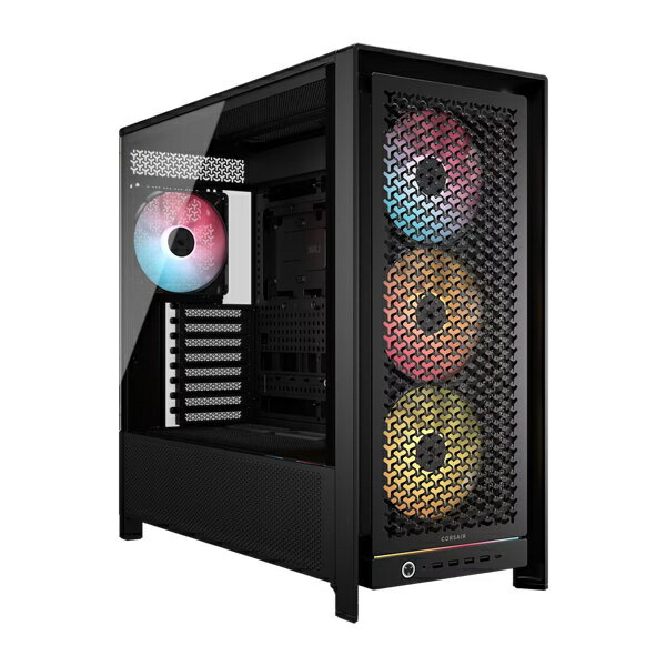 【送料無料】コルセア(メモリ) CC-9011309-WW ミドルタワー型PCケース FRAME 5000D RS ARGB Mid-Tower Black【在庫目安:お取り寄せ】