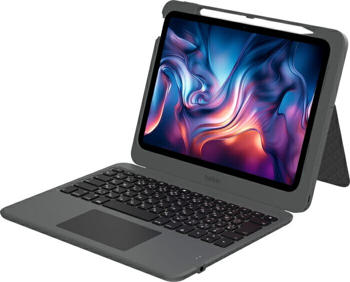 【送料無料】belkin TBA001ja Connect USB-C Keyboard Folio with Display Hub and Touchpad for iPad (10th gen/A16)【在庫目安:お取り寄せ】