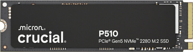 【送料無料】0649528-946751 Crucial P510 2TB 3D NAND NVMe PCIe5.0 M.2 SSD 最大10000MB/ 秒 CT2000P510SSD8-JP【在庫目安:お取り寄せ】