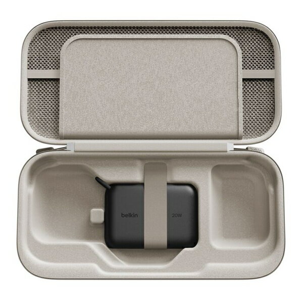 【在庫目安:あり】【送料無料】belkin ENA001qcSA Gaming Nintendo Switch 2用 バッテリーパック付き充電ケース 20W サンド