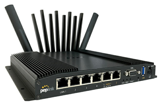 【送料無料】MAX-BR2-PRO-5GN-T-JPC-PRM MAX BR2 Pro/ 5G・LTE同時3回線通信接続 Peplinkマルチ回線ルーター【在庫目安:お取り寄せ】
