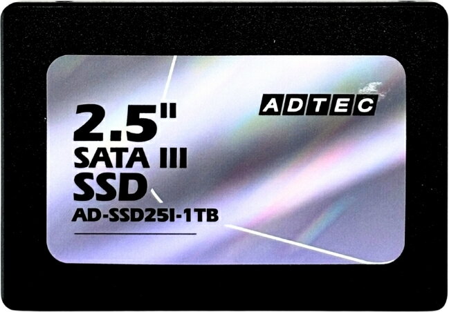 【送料無料】アドテック AD-SSD25I-1TB 3D NAND SSD 2.5inch SATA AD-SSD25I 1TB【在庫目安:お取り寄せ】