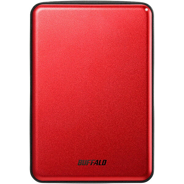 【送料無料】バッファロー HD-PUS1.0U3-RDD USB3.1（Gen.1）対応 アルミ素材＆薄型ポータブルHDD 1TB レッド【在庫目安:お取り寄せ】| パソコン周辺機器