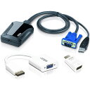 【送料無料】ATEN CV211CP ラップトップ USB KVMコンソール クラッシュカートアダプター ITキット【在庫目安:お取り寄せ】