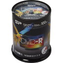 シリコンパワー SPDR120PWC100S 録画用DVD-R 1-16倍速記録対応 インクジェットプリンタ対応 100枚スピンドル【在庫目安:お取り寄せ】