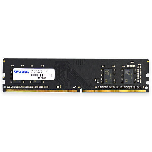 DDR4-3200 288pin UDIMM 8GB×2枚 DDR4-3200 (PC4-3200) UDIMM non-ECC 288pin / JEDEC規格準拠 / DDR4-3200を搭載、入出力ピンあたり3200Mbpsの高速メモリモジュール / 高品質、高信頼性の6年保証品 / 指定有害物質を排除した、RoHS指令対応品（ADS3200D-X4G、ADS3200D-H8G） 詳細スペック メモリタイプUDIMM 容量8192MB 容量内容8GB2枚組 本体サイズ(H)55mm 本体サイズ(W)170mm 本体サイズ(D)25mm 本体重量100g