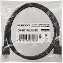 y݌ɖڈ:zELECOM DH-HD14EL10/RS RoHSwߏHDMIP[u/ C[TlbgΉ/ 1.0m/ ubN/ ȈՃpbP[W