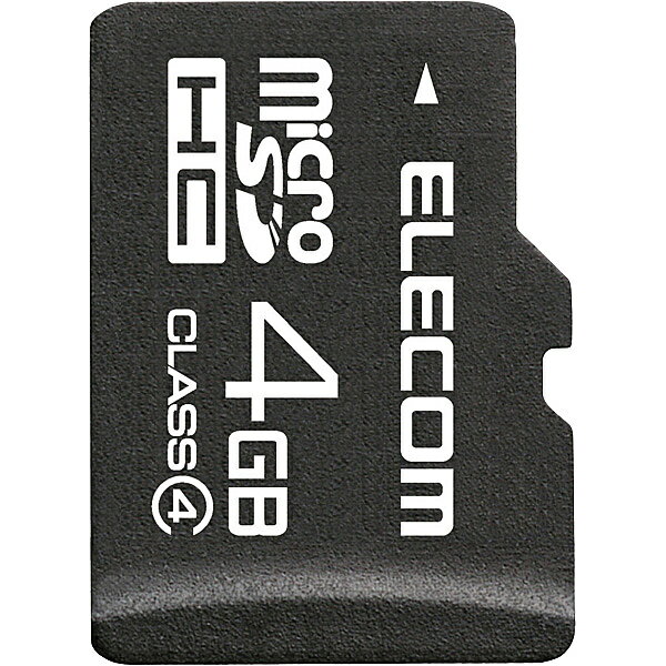 ELECOM MF-MSD004GC4/H microSDHCカード/ Class4/ 4GB/ 法人専用【在庫目安:お取り寄せ】