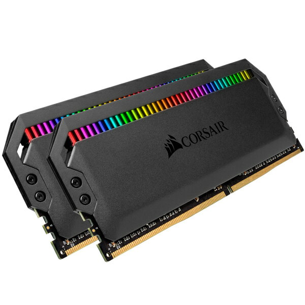 コルセア(メモリ) CMT32GX4M2Z3600C18 DDR4 3600MHz 16GBx2 DIMM Unbuffered DOMINATOR PLATINUM RGB Black Heatspreader for AMD