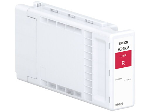 【送料無料】EPSON SC27R35 SureColor用 インクカートリッジ/ レッド(350ml)【在庫目安:お取り寄せ】 【送料無料】EPSON SC27R35 SureColor用 インクカートリッジ/ レッド(350ml)【在庫目安:お取り寄せ】