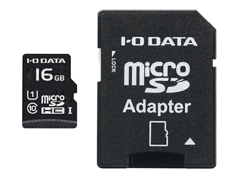 IODATA MSDU1-16GR UHS-I UHS ԡɥ饹1бmicroSDHC꡼ɡSDѴץա 1...