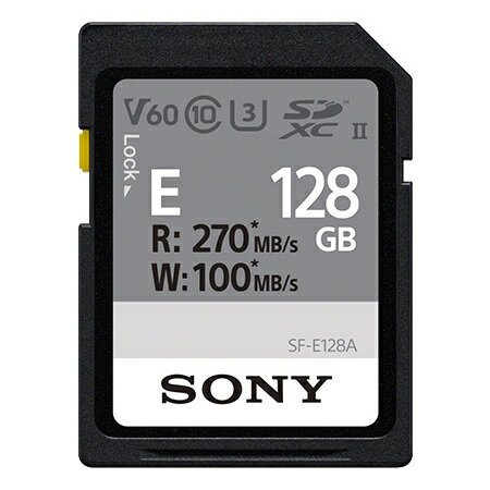 【送料無料】SONY(VAIO) SF-E128A SDXC UHS-II メモリーカード Class10 128GB【在庫目安:僅少】