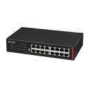 【送料無料】バッファロー BS-GU2216 法人向け レイヤー2 Giga アンマネージスイッチ【在庫目安:お取り寄せ】