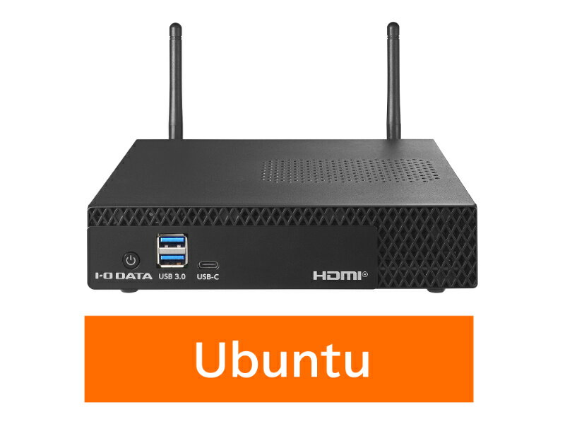 【送料無料】IODATA MPC-NCI3W1U Ubuntu 22.04 LTS アプライアンス miniPC (Intel(R) Core(TM) i3-1215U/ 32GB/ M.2 SSD:512GB/ 光学ドライブなし/ Ubuntu 22.04 LTS/ Officeなし)【在庫目安:お取り寄せ】