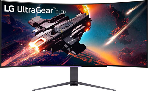 【送料無料】LG電子 45GS96QB-B 有機ELディスプレイ 44.5型/ 3440×1440/ HDMI、DP、USB-C(PD65w)/ ブラック/ スピーカー:あり/ Gaming/ OLED/ 800R湾曲/ DCI-P3 98.5%/ VESA AdaptiveSync/ 240Hz/ 応答速度0.03ms 【送料無料】LG電子 45GS96QB-B 有機ELディスプレイ 44.5型/ 3440×1440/ HDMI、DP、USB-C(PD65w)/ ブラック/ スピーカー:あり/ Gaming/ OLED/ 800R湾曲/ DCI-P3 98.5%/ VESA AdaptiveSync/ 240Hz/ 応答速度0.03ms