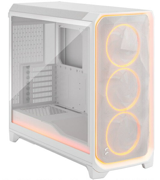 【送料無料】Fractal Design FD-C-MES3X-05 フルタワー型PCケース Meshify 3 XL Ambience Pro RGB White TG Clear Tint【在庫目安:お取り寄せ】