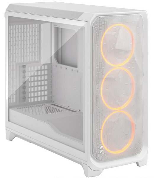 【送料無料】Fractal Design FD-C-MES3X-06 フルタワー型PCケース Meshify 3 XL White RGB TG Clear Tint【在庫目安:お取り寄せ】