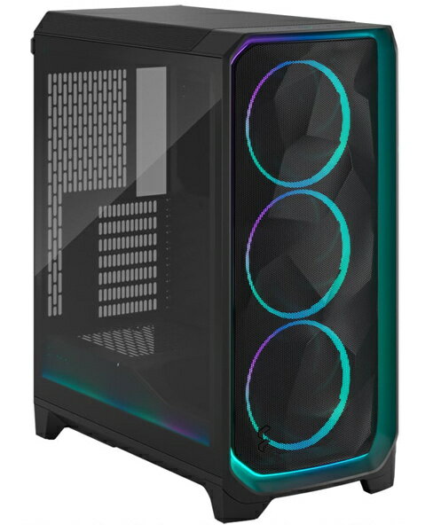 【送料無料】Fractal Design FD-C-MES3A-03 ミドルタワー型PCケース Meshify 3 Ambience Pro RGB Black TG Light Tint【在庫目安:お取り寄せ】