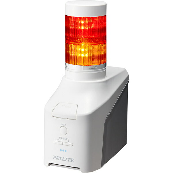 【送料無料】パトライト NHB6-2-RY ネットワーク制御信号灯 直径60mm/ 2段/ 赤黄/ ACアダプタ付属【在庫目安:お取り寄せ】| パソコン周辺機器