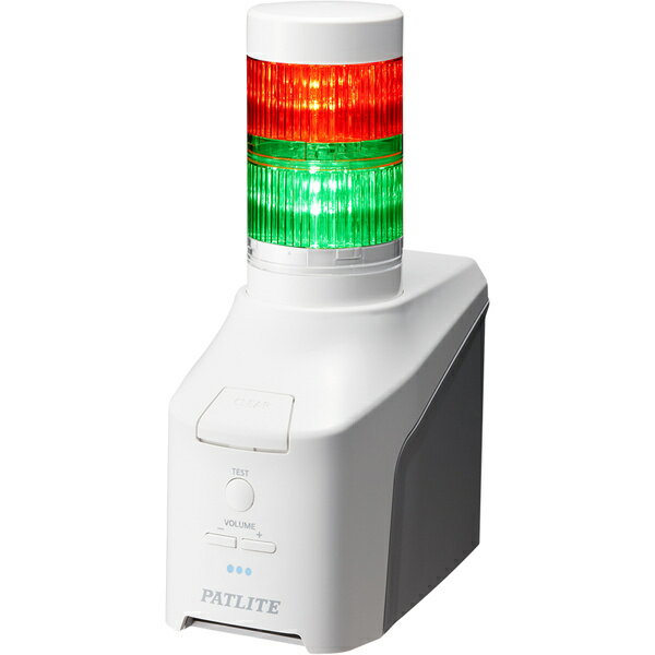 【送料無料】パトライト NHB6-2-RG ネットワーク制御信号灯 直径60mm/ 2段/ 赤緑/ ACアダプタ付属【在庫目安:お取り寄せ】| パソコン周辺機器