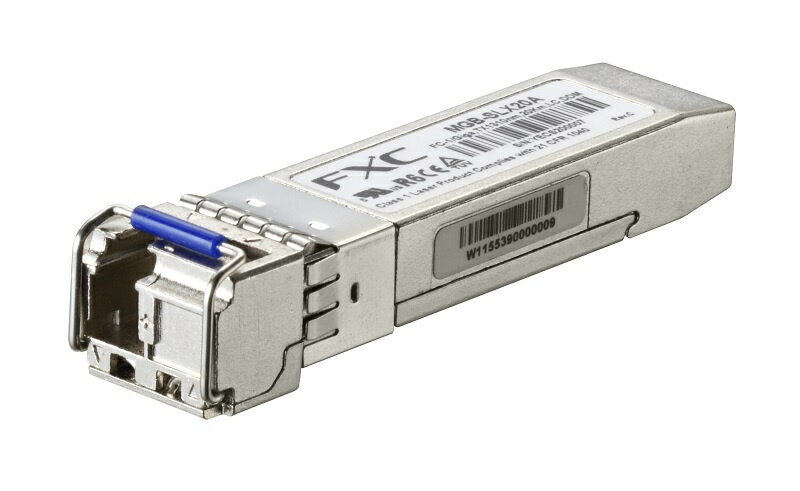 【送料無料】FXC MGB-SLX20A-ASB5 1000BASE-LX SMF LC 1芯(20km/ TX1310nm) SFP モジュール + 同製品SB5バンドル【在庫目安:お取り寄せ】| パソコン周辺機器