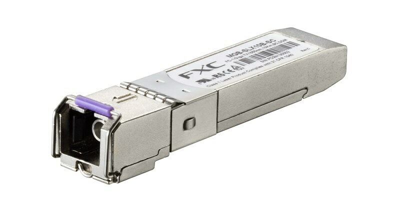 【送料無料】FXC MGB-SLX10B-SC-ASB5 1000BASE-LX SMF SC 1芯(10km/ TX1550nm) SFP モジュール + 同製品SB5バンドル【在庫目安:お取り寄せ】| パソコン周辺機器