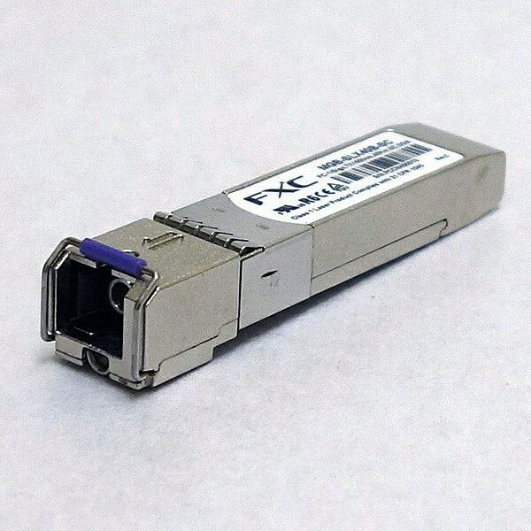 【送料無料】FXC MGB-SLX40B-SC-ASB5 1000BASE-LX SMF SC 1芯(40km/ TX1550nm) SFP モジュール + 同製品SB5バンドル【在庫目安:お取り寄せ】| パソコン周辺機器